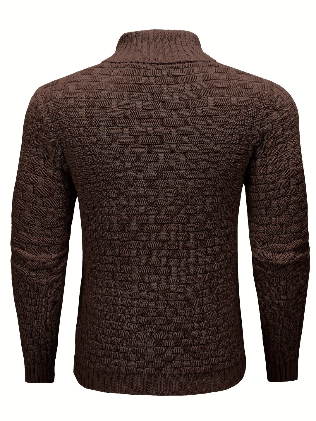 Alistair - Shawl Collar Textured Sweater 12