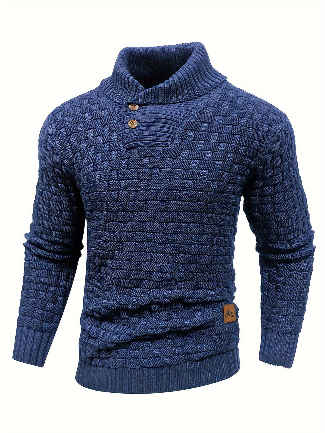 Alistair - Shawl Collar Textured Sweater 7