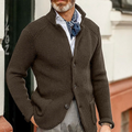Ambrose - Waffle Knit Button Cardigan