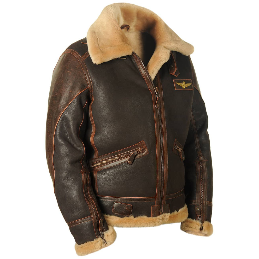 Anders - Shearling Aviator Leather Jacket 2