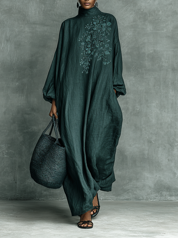 Anisha - Premium Flowy Maxi Fall Dress 1