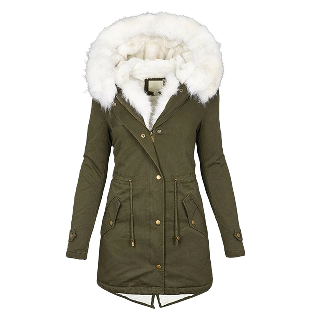 Annika - Fur Trim Hooded Winter Parka 5