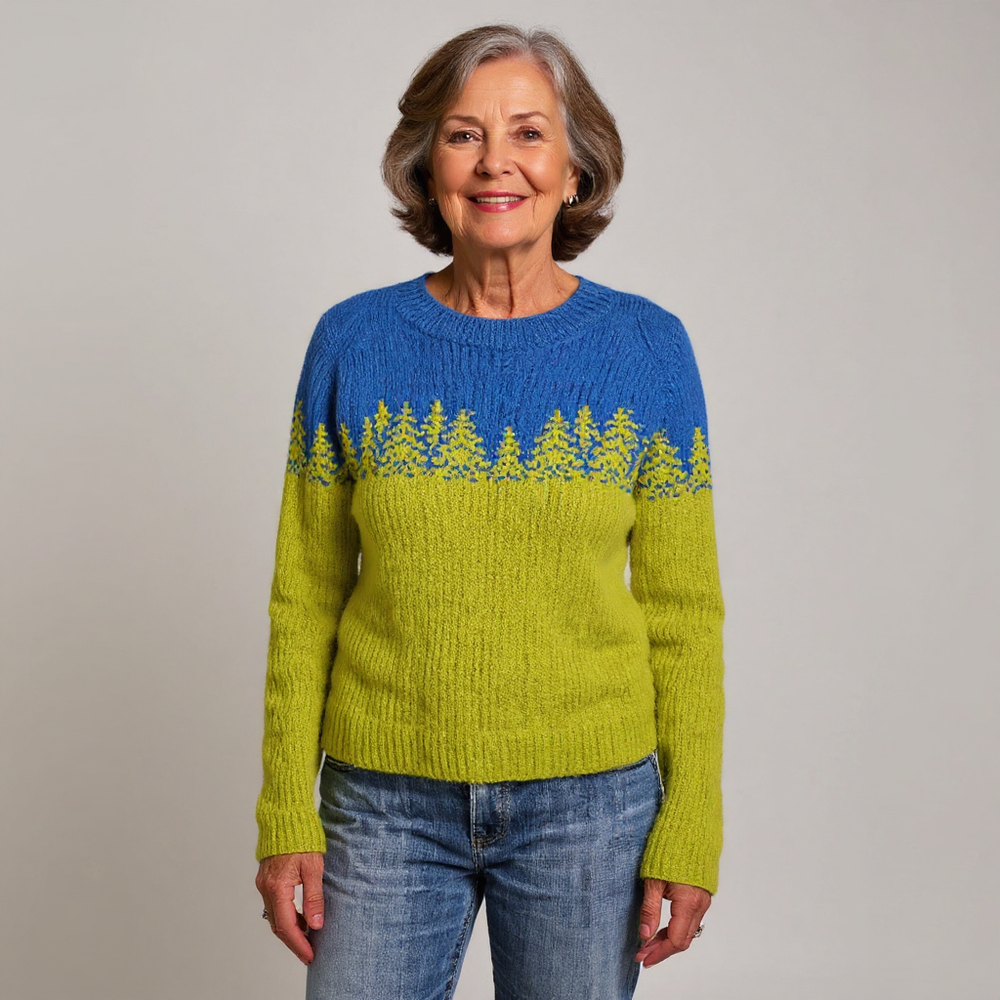 Annika - Icelandic Forest Knit Sweater 2