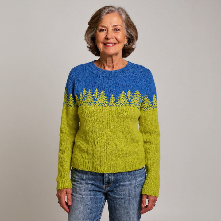 Annika - Icelandic Forest Knit Sweater 2