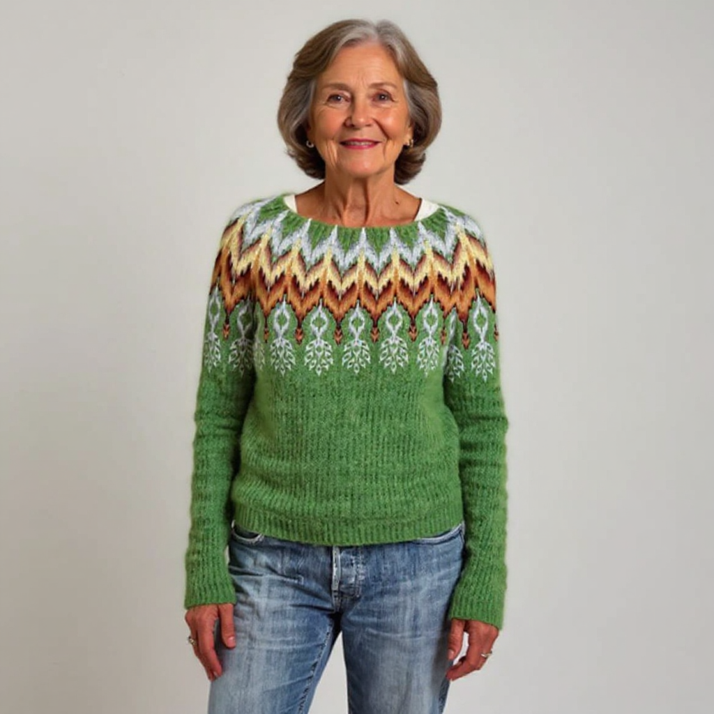 Anouk - Nordic Fair Isle Knit Sweater 2