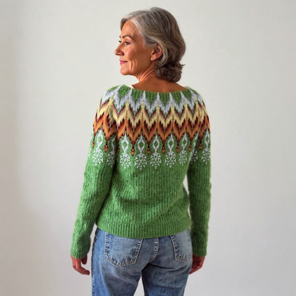 Anouk - Nordic Fair Isle Knit Sweater 3