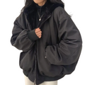 Apolline | Women's Oversized Bomber Jacket Sherpa Lined