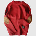 Arthur | Men's Elbow Patch Sweater Knit Pullover