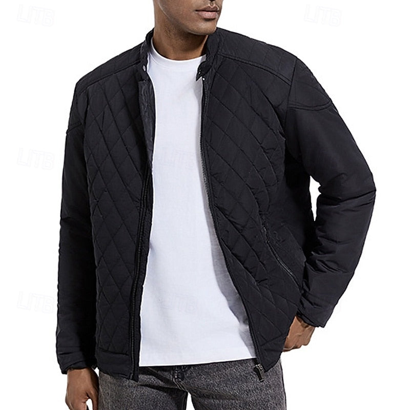 Ashton | Men's Puffer Jacket Stand Collar Winter Padded Insulated 10