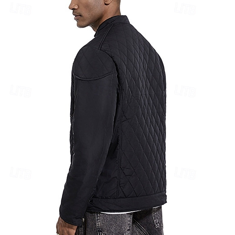 Ashton | Men's Puffer Jacket Stand Collar Winter Padded Insulated 11
