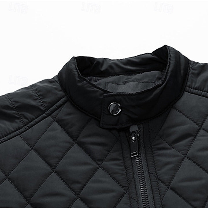 Ashton | Men's Puffer Jacket Stand Collar Winter Padded Insulated 12