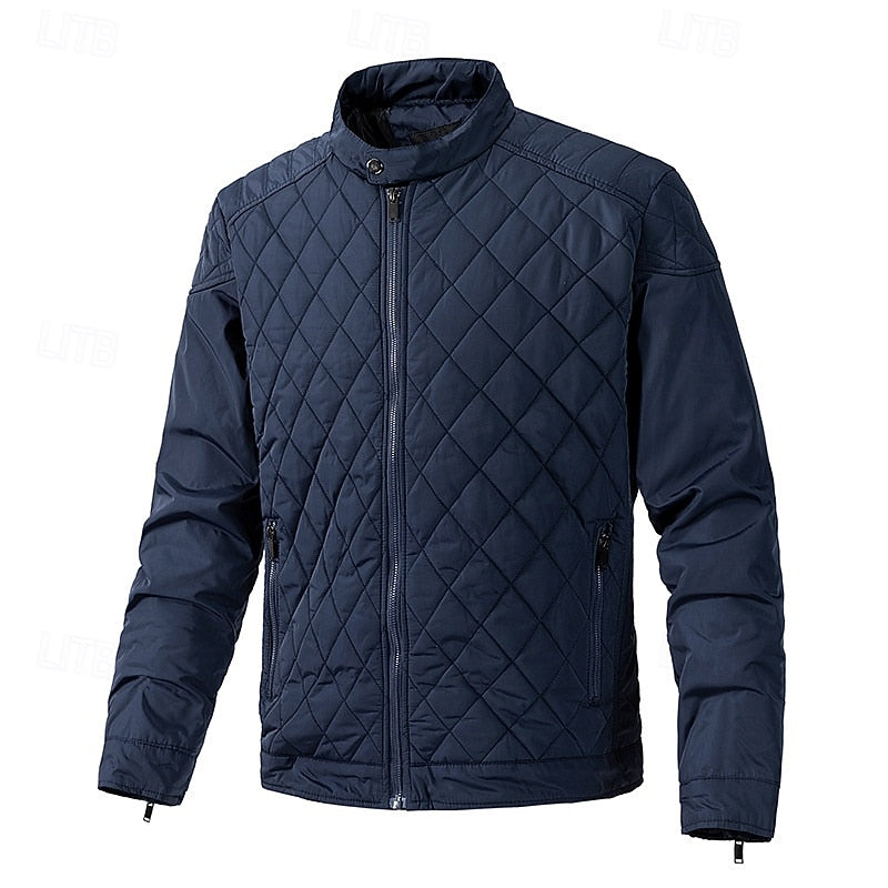 Ashton | Men's Puffer Jacket Stand Collar Winter Padded Insulated 3