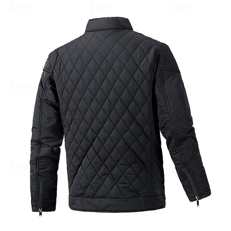 Ashton | Men's Puffer Jacket Stand Collar Winter Padded Insulated 6