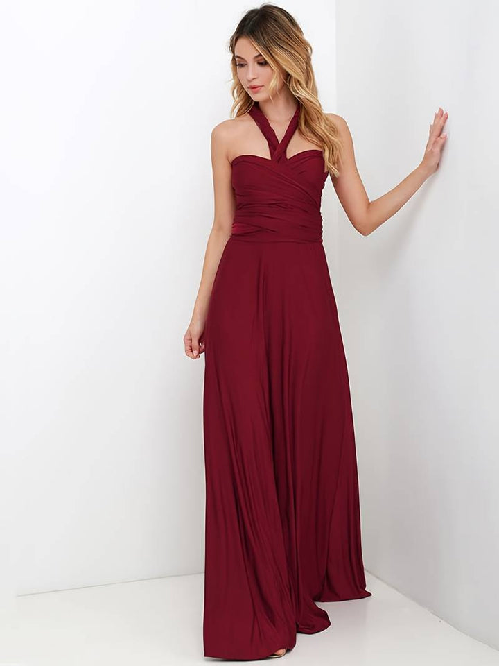 Athena - One-Shoulder Slit Maxi Dress 5
