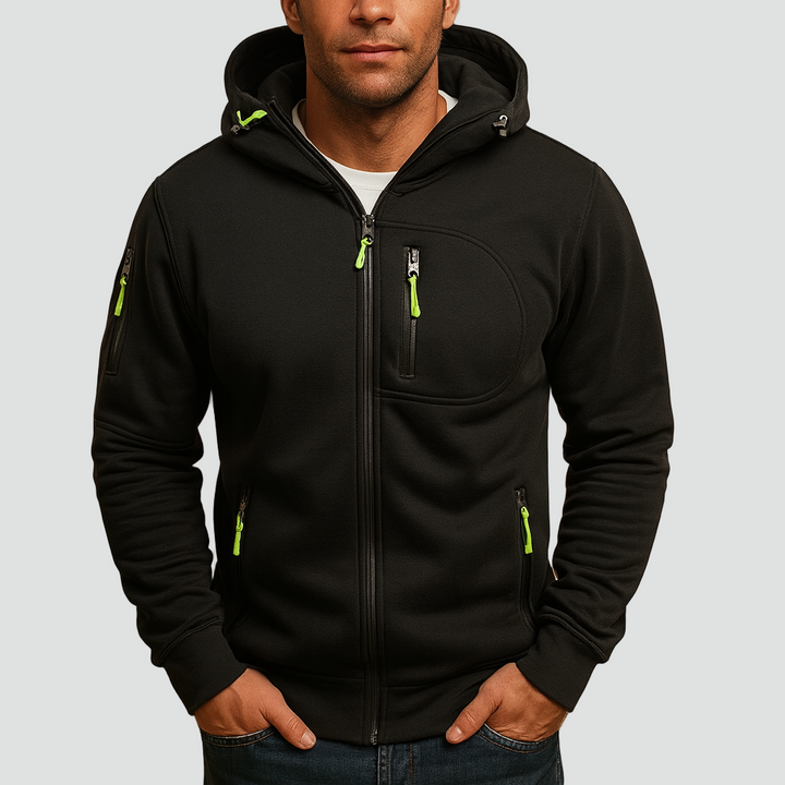 Bastiaan | Men's Zip Up Fleece Hoodie Jacket 2