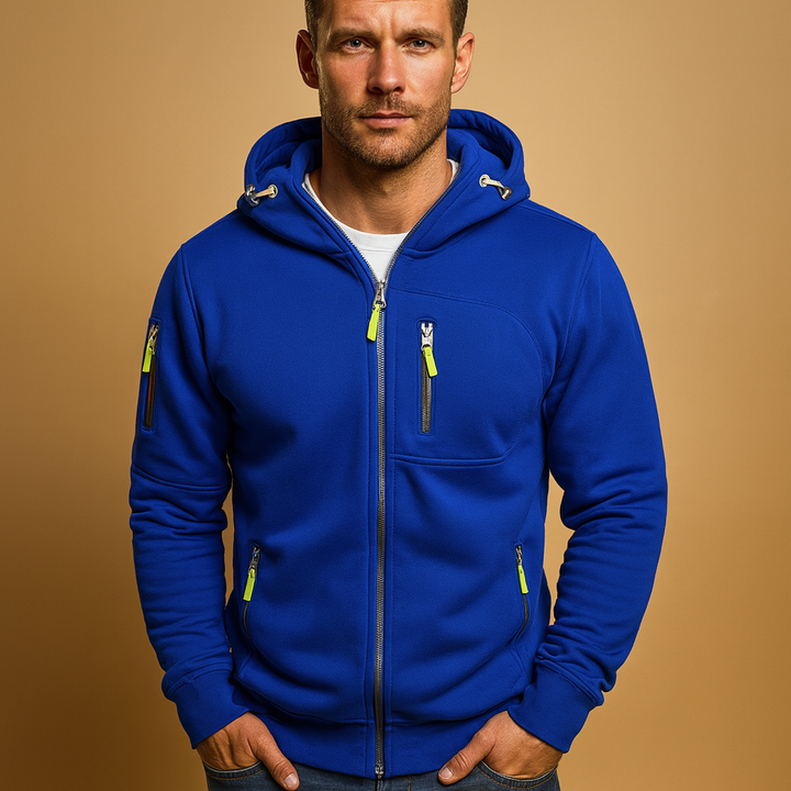 Bastiaan | Men's Zip Up Fleece Hoodie Jacket 3