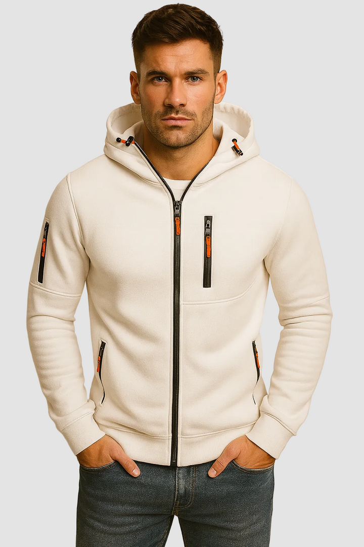Bastiaan | Men's Zip Up Fleece Hoodie Jacket 6