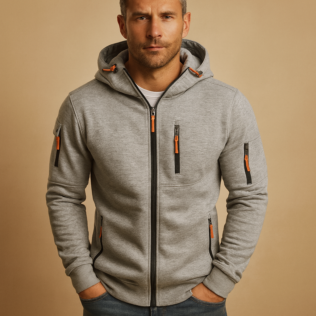 Bastiaan | Men's Zip Up Fleece Hoodie Jacket 7