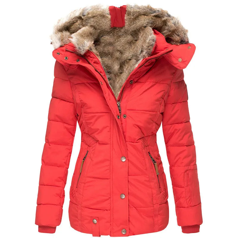 Bente - Quilted Fur Hood Winter Jacket 5
