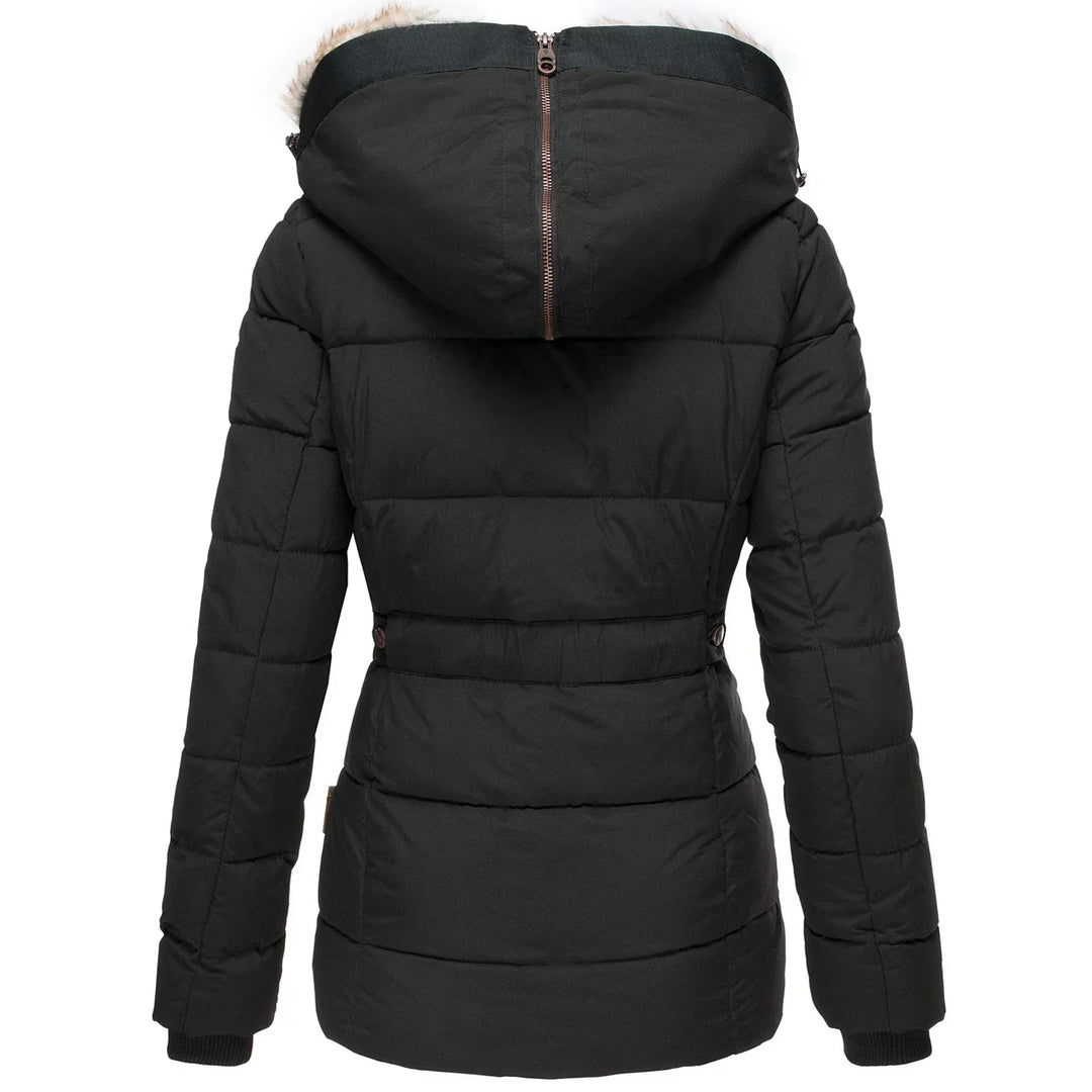 Bente - Quilted Fur Hood Winter Jacket 7