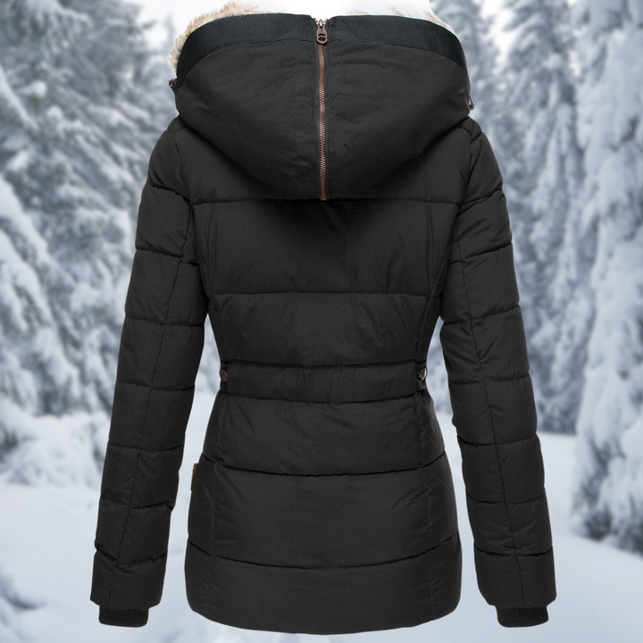Bernadette | Women's Puffer Jacket Fur Hood 7