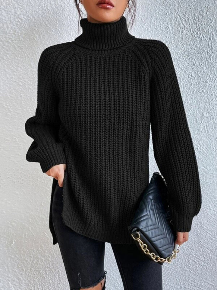 Bianca - Fitted Turtleneck Sweater 1