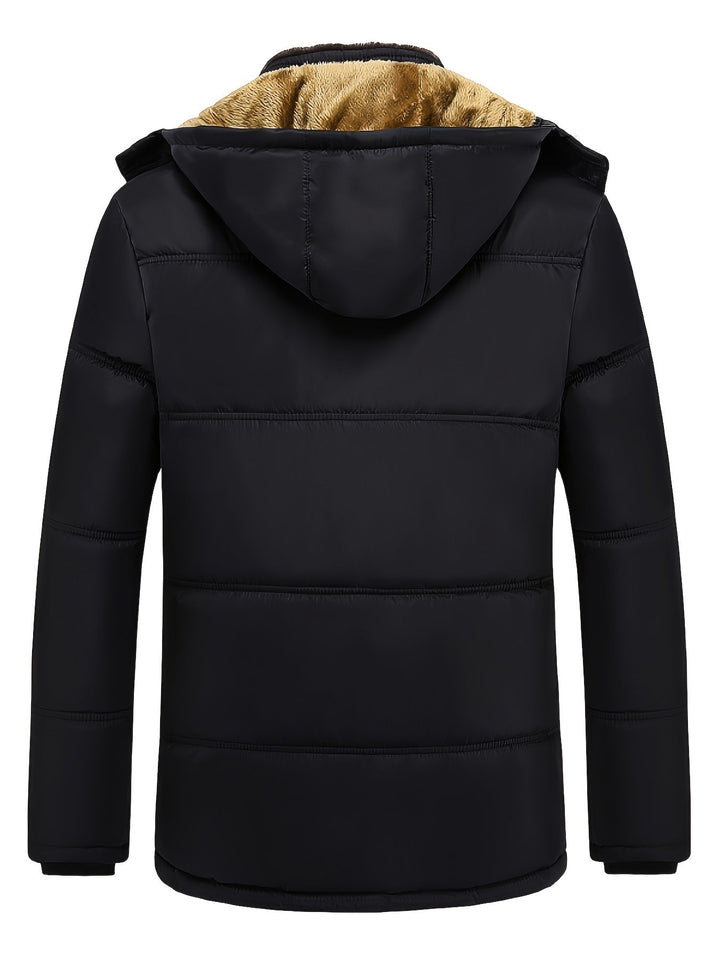 Bouke | Men's Fleece Lined Hooded Winter Coat Parka 3