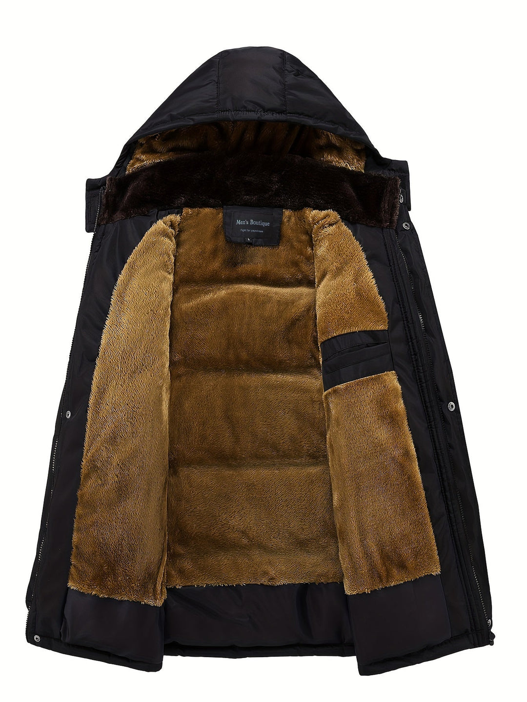 Bouke | Men's Fleece Lined Hooded Winter Coat Parka 4