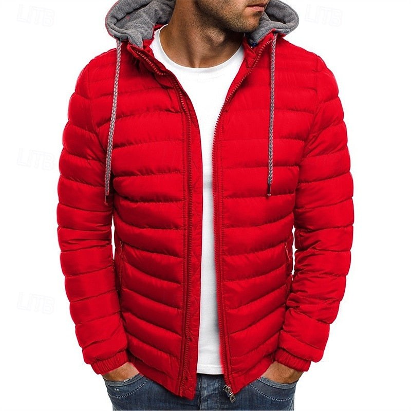 Braxton | Men's Hooded Puffer Jacket Lightweight Winter Quilted 2