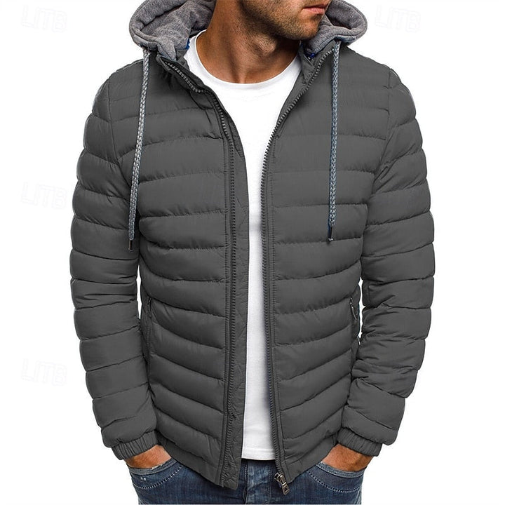 Braxton | Men's Hooded Puffer Jacket Lightweight Winter Quilted 3