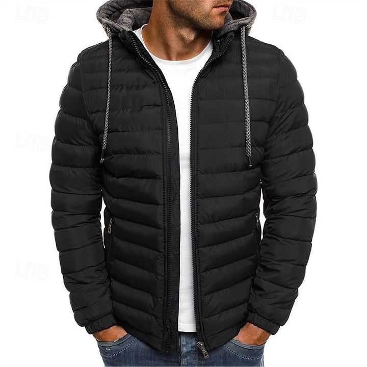 Braxton | Men's Hooded Puffer Jacket Lightweight Winter Quilted 6