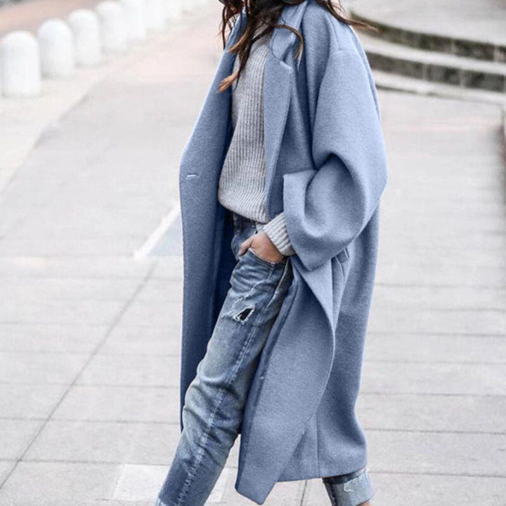 Bregje - Oversized Wide Collar Winter Coat 1