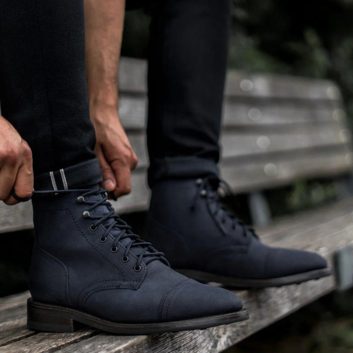 Callum | Men's Leather Boots Dress Lace Up Brogue Casual Ankle 3