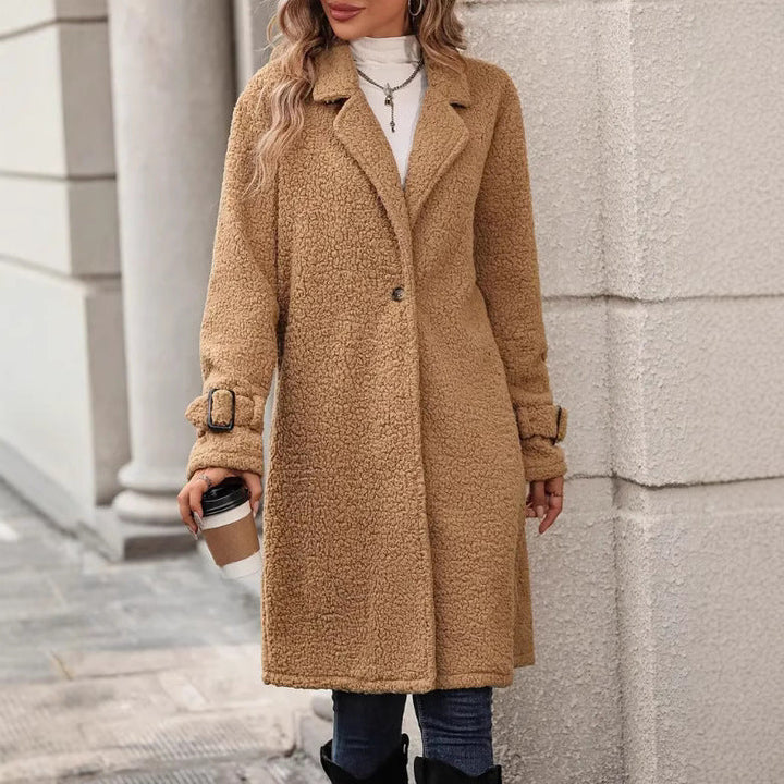Camilla | Women's Wool Teddy Coat Winter Sherpa Fuzzy 4