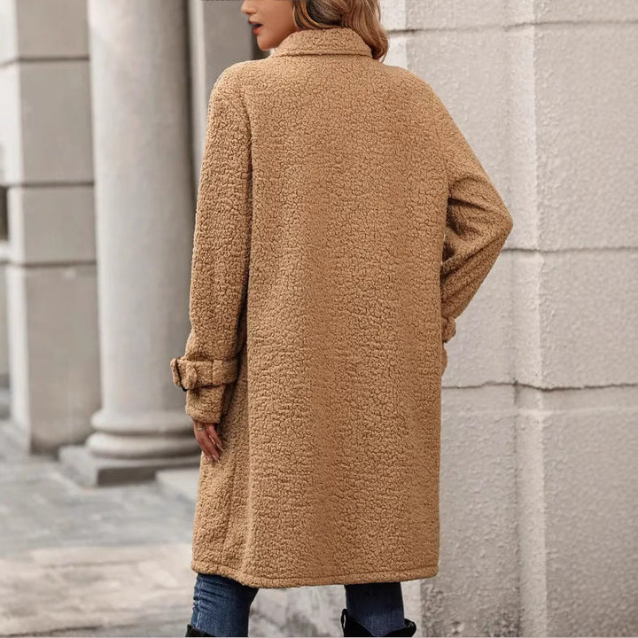 Camilla | Women's Wool Teddy Coat Winter Sherpa Fuzzy 5