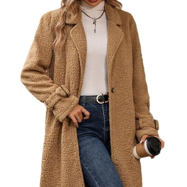 Camilla | Women's Wool Teddy Coat Winter Sherpa Fuzzy 6