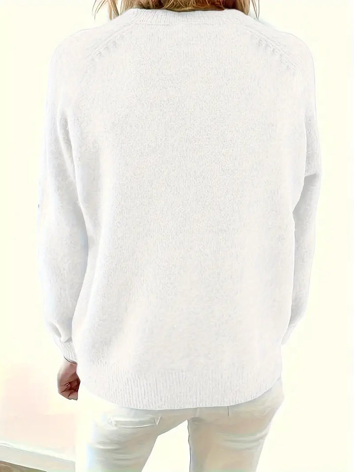 Caroline - Button Placket Knit Sweater 9