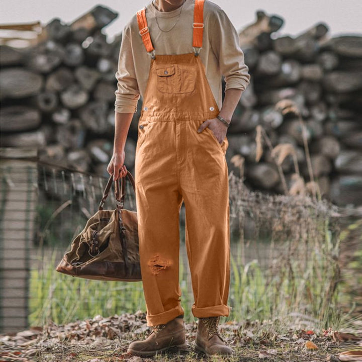 Caspar | Men's Loose Fit Work Overalls 3