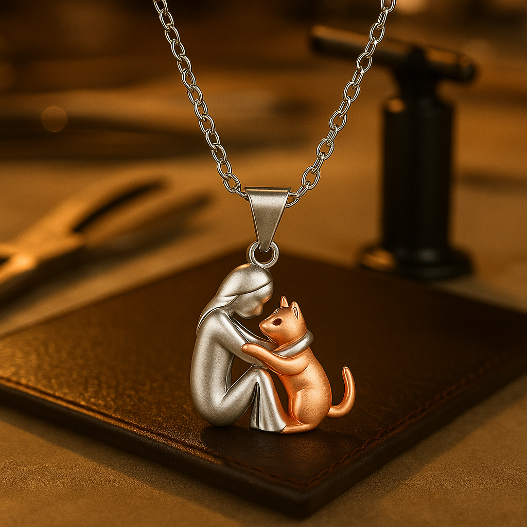 Preston & Payton™ | Necklace with Cat Pendant