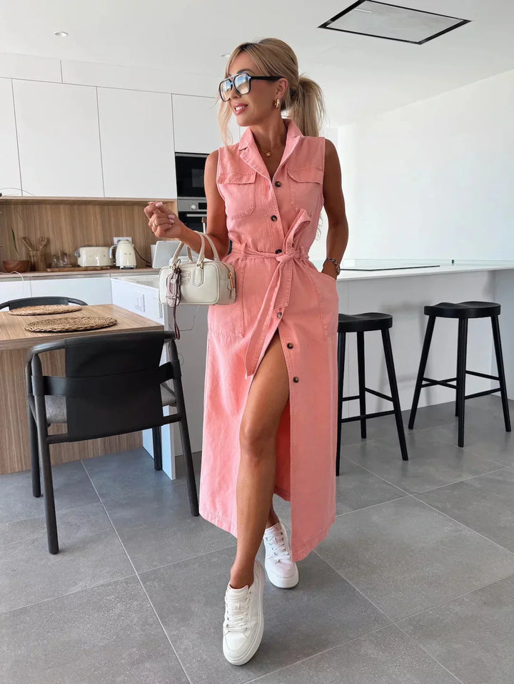 Louisa™ | Maxi Denim Dress