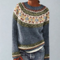 Cecile | Women's Fair Isle Nordic Sweater