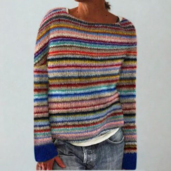 Cecile | Women's Fair Isle Nordic Sweater 6