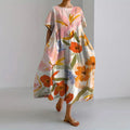 VALENTINA | Summer Floral Dress with Flattering Cut and Freedom of Movement