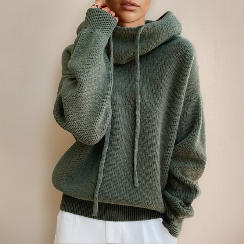 Charlotte - Hooded Knit Sweater 1