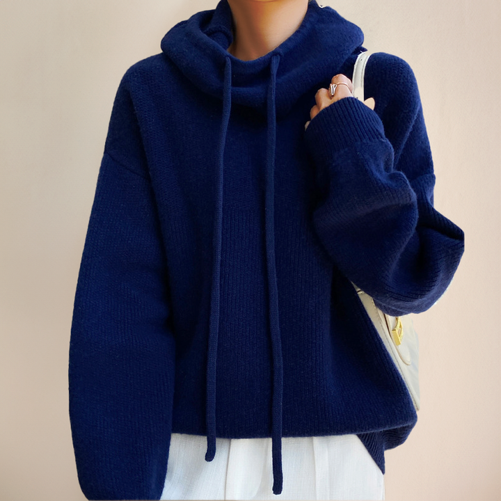 Charlotte - Hooded Knit Sweater 4
