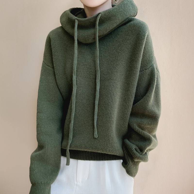 Charlotte - Hooded Knit Sweater 5