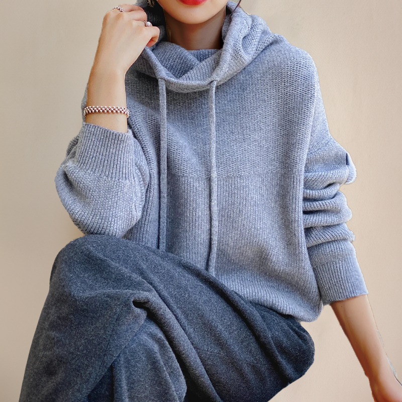 Charlotte - Hooded Knit Sweater 7