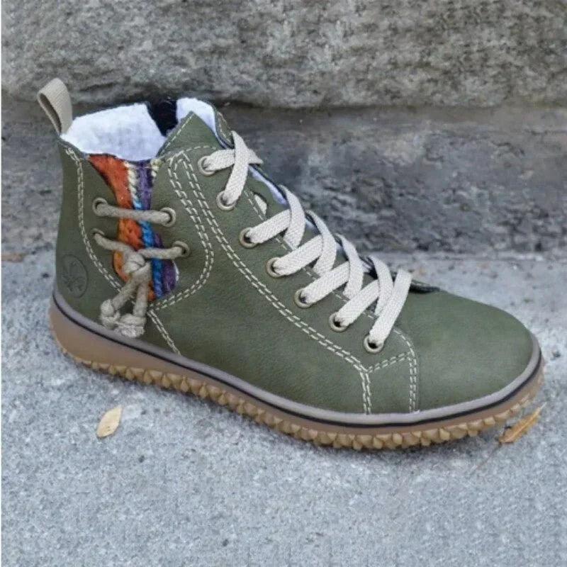 Sandra™ | Warm Ankle Boots with Playful Details
