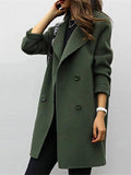 Christy | Women's Double Breasted Coat Mid Length