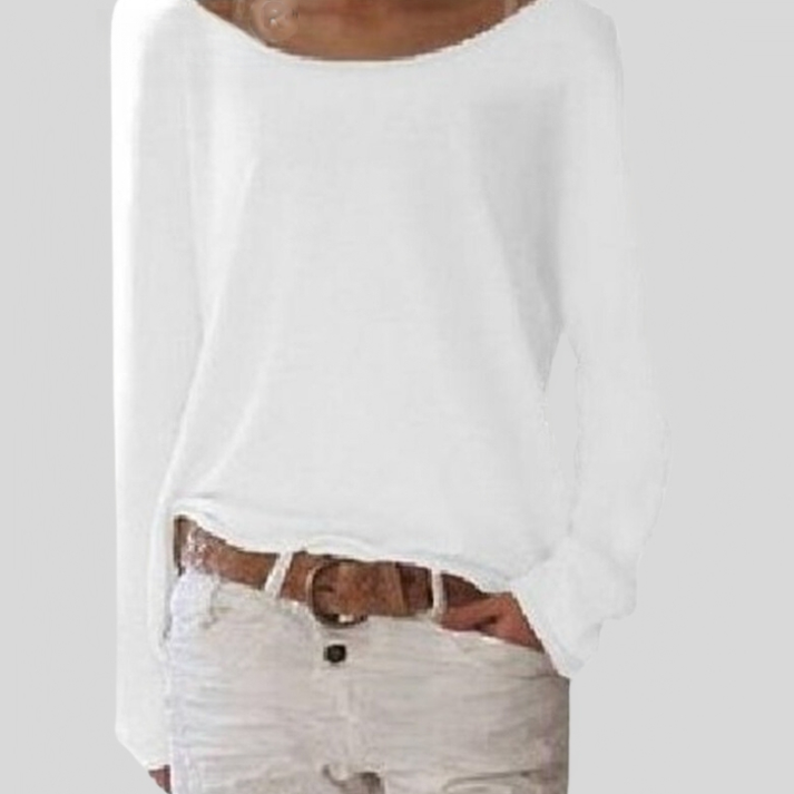 Coba | Women's Oversized Sweater Boat Neck Knit Pullover Fine 5